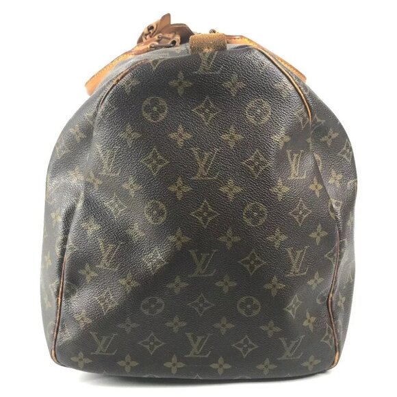 LOUIS VUITTON M41424 Monogram Keepall55 travel bag Duffle Bag Brown - Picture 14 of 14